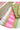 Unstitched Salwar Set - Pure Cotton| Grass Green+ Red