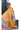 Banarasi Linen Silk | Gradient colour with Yellow Border