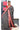 Jute Cotton with Zari Border | Gray + red