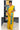 Linen Saree with Digital Print | Yellow + Aqua Blue