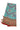Pochampally Ikkat Cotton Saree | Sky Blue + Orange