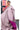 Raw Silk Sarees With Sequin Work | Baby Pink + Purple Wine