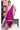 Raw Silk Sarees With Sequin Work | Baby Pink + Purple Wine