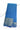 Wavy Border Raw Tussar Silk Saree | Sapphire Blue