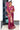 Raw Tussar Saree with Mango Border | Wine Color