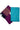 Unstitched Salwar Set - Raw silk| Aqua Blue + Purple