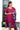 Chettinad Cotton Stitched Salwar Suit - XS-4XL (Top & Dupatta) / Wine Purple / Menmai Suits 👑