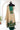 Linen Salwar Material With Peacock Motif Design (Top, Bottom & Dupatta) | Light Beige + Emerald Green