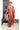 Jute Tussar Saree With Elegant Design | Rust Orange