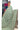 Chiffon Georgette Saree With Block Print And Mirror Work | Pastel Sea Green + Cornsilk