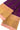 Semi Korvai Kanchi Silk Saree with Golden Zari Weaving  | Palatinate Purple + Peach Gold