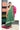 Kattam Semi Tussar Saree With Zari Weaving | Magenta Pink + Dark Green