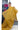 Kota Saree With Floral Embroidered Border Design | Dark Yellow