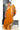 Semi Jute Saree With Sequin Work Design | Bright Orange