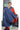 Jute Silk Mix Saree With Fancy Border | Brick Red + Midnight Blue