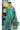 Jute Khadi Saree With Kodi Printed | Maya Blue + Jade Green