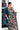 Crushed Georgette Lace Work Stitched Salwar Suit (Top, Bottom & Dupatta) - M-2XL (Top, Bottom & Dupatta) Peacock Green