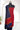 Chettinad Cotton Salwar Material(Top & Dupatta) | Deep Red + Dark Navy Blue