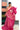 Linen Silk Saree With Jamdani Weaving | Bubblegum Pink