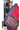 Semi Silk Saree With Checked Pattern | Crimson Pink + Dark Blue