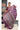 Gaji Silk Saree With Ajrak Pattern | Byzantium Purple