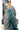 Jute Khadi Saree With Abstract Pattern Design | Dove Gray +Tropical Teal