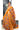 Semi Jute Saree With Sequin Work Design | Bright Orange