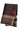 Gaji Silk Saree With Kalamkari Floral Border | Dark Elm Brown