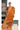 Semi Jute Saree With Block Print Floral Saree | Burnt Orange
