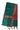 Cotton Saree With Zari Design |  Forest Green + Carmine Red