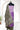 Batik Mul Chanderi Salwar Material (Top, Bottom & Dupatta) | Lavender Purple  + Gray