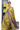 Jute Khadi Saree With Abstract Brushstroke Design  | Lime Green + Violet