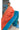 Linen Cotton With Printer Design Saree | Neon Orange + Deep Sky Blue
