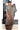 Jute Khadi Saree With Abstract Pattern Design | Dove Gray + Acajou Brown