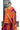 Mulberry Silk Saree With All-Over Zari Weaving | Orange + Mulberry Purple