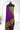 Semi Silk Salwar Material (Top, Bottom & Dupatta)| Olive Green + Violet