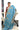 Kota Tussar Saree With Antique Zari | Dove Grey + Deep Sky Blue