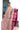 Raw Silk Saree With Royal Grid Design | Soft Pink + Mardi Gras Purple