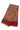 Maheswari Cotton Saree With Floral Vine Print |  Sand Beige + Deep Red
