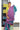 Jute Khadi Saree With Abstract Brushstroke Design  | Teal Blue + Byzantium Purple