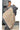 Linen Tussar Saree With Leheriya Design |  Off-Black + Beige