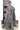 Linen Tussar Saree With Leheriya Design |  Off-Black + Beige
