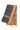 Linen Cotton Geometric Pattern Saree | Black + Orange