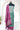 Batik Mul Chanderi Salwar Material (Top, Bottom & Dupatta) | Teal Blue + Orchid Pink