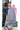 Semi Silk Saree With Checked Pattern | Baby Pink + Dark Blue