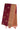Bamboo Silk Saree With Zari Buttas And Border | Cherry Red + Salmon Pink