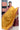 Kattam Semi Tussar Saree With Zari Weaving | Golden Yellow + Cardinal Purple