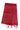 Premium Handloom Tussar Saree With Checks Pattern | Saffron Red