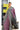 Jute Khadi Saree With Kodi Printed | Sunset Purple + Black