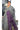 Jute Khadi Saree With Abstract Pattern Design | Dove Gray + Violet